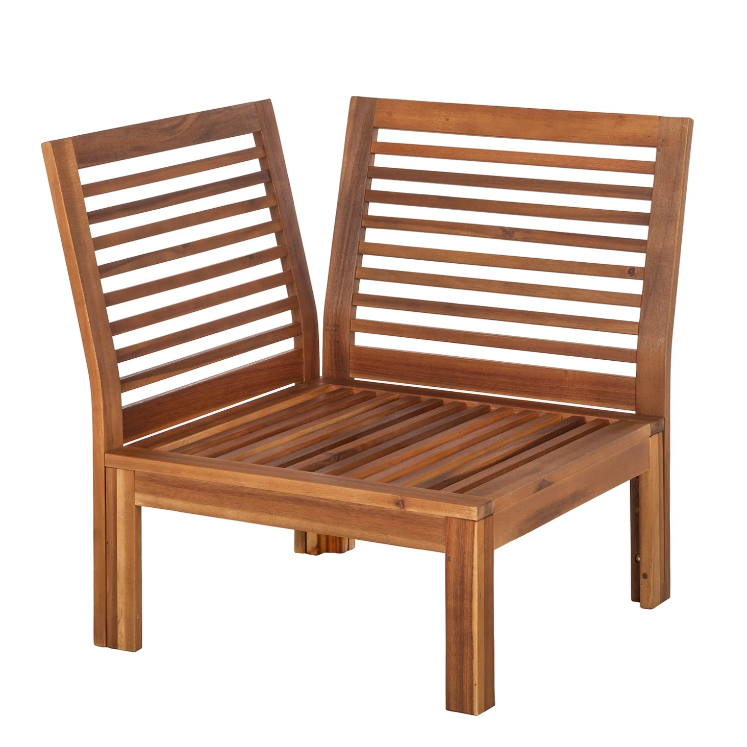 Jardi Salon de détente Lexi I (4 éléments) - Tissu / Acacia massif - Blanc cassé / Marron 9 Jardi Salon de détente Lexi I (4 éléments) - Tissu / Acacia massif - Blanc cassé / Marron – Image 9