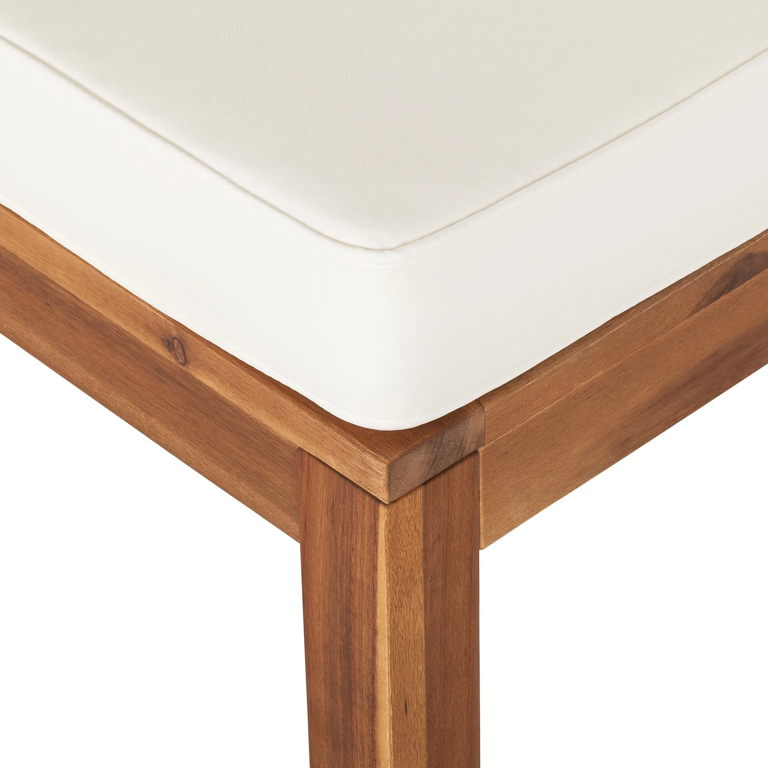 Jardi Salon de détente Lexi I (2 éléments) - Tissu / Acacia massif - Blanc cassé / Marron 5 Jardi Salon de détente Lexi I (2 éléments) - Tissu / Acacia massif - Blanc cassé / Marron – Image 5