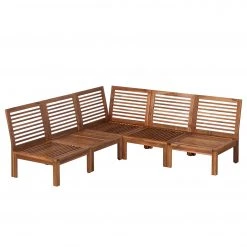 Jardi Salon de détente Lexi II (5 éléments) - Tissu / Acacia massif - Blanc cassé / Marron -Commodes enfant Soldes 1000207493 200325 12102700042 DETAILS P000000001000207493