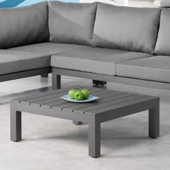 Salon de jardin Luanda (3 éléments) - Aluminium / Tissu - Anthracite / Gris -Commodes enfant Soldes 1000208045 200409 14532500026 DETAILS P000000001000208045