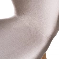 Mørteens Chaises de bar Livaras (lot de 2) - Hévéa massif - Hévéa - Tissu Radis: Crème -Commodes enfant Soldes 1000215110 210115 12245700006 DETAILS P000000001000215110