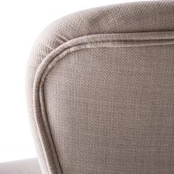 Mørteens Chaises de bar Livaras (lot de 2) - Hévéa massif - Hévéa - Tissu Radis: Crème -Commodes enfant Soldes 1000215110 210115 12245700008 DETAILS P000000001000215110