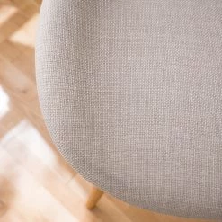 Mørteens Chaises de bar Livaras (lot de 2) - Hévéa massif - Hévéa - Tissu Radis: Crème -Commodes enfant Soldes 1000215110 210128 11592300005 DETAILS P000000001000215110