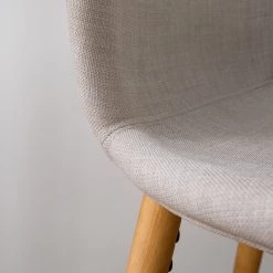 Mørteens Chaises de bar Livaras (lot de 2) - Hévéa massif - Hévéa - Tissu Radis: Crème -Commodes enfant Soldes 1000215110 210128 11592300007 DETAILS P000000001000215110