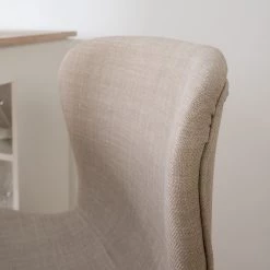 Mørteens Chaises de bar Livaras (lot de 2) - Hévéa massif - Hévéa - Tissu Radis: Crème -Commodes enfant Soldes 1000215110 210128 11592300008 DETAILS P000000001000215110