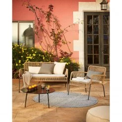 Julià Grup Chaise de jardin Samantha - Acier / Polyester - Beige / Gris -Commodes enfant Soldes 1000216719 200703 16591200246 MOOD DETAILS P000000001000216719 mood
