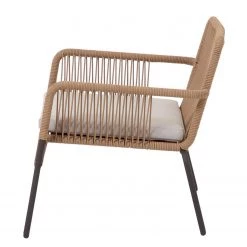 Julià Grup Chaise de jardin Samantha - Acier / Polyester - Beige / Gris -Commodes enfant Soldes 1000216719 200703 16591200248 DETAILS P000000001000216719