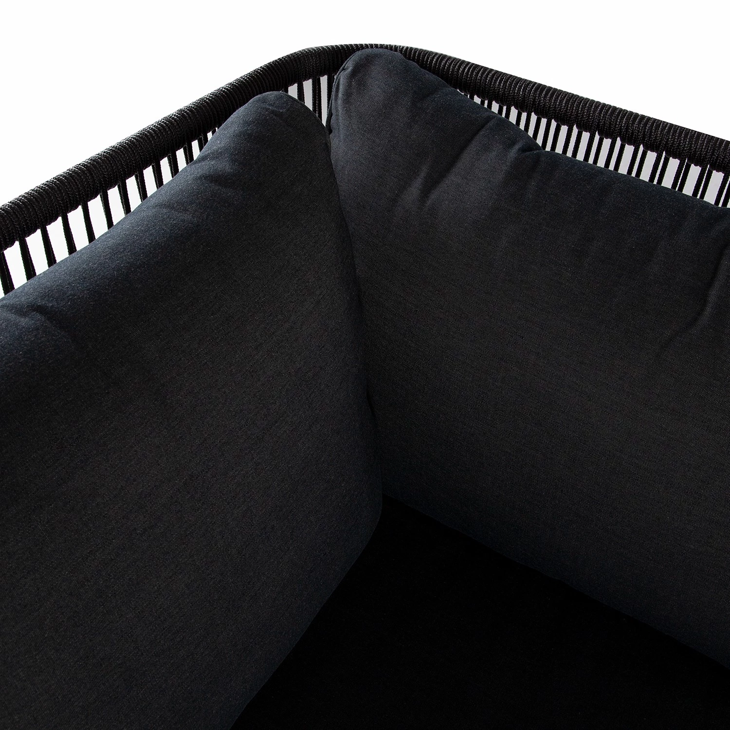 Jardi Fauteuil d’angle Fifo - Acacia massif / Polyester - Gris 9 Jardi Fauteuil d’angle Fifo - Acacia massif / Polyester - Gris – Image 9