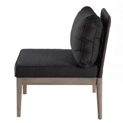 Jardi Fauteuil lounge extérieur Fifo - Acacia massif / Polyester - Gris -Commodes enfant Soldes 1000218754 210208 16352000019 DETAILS P000000001000218754
