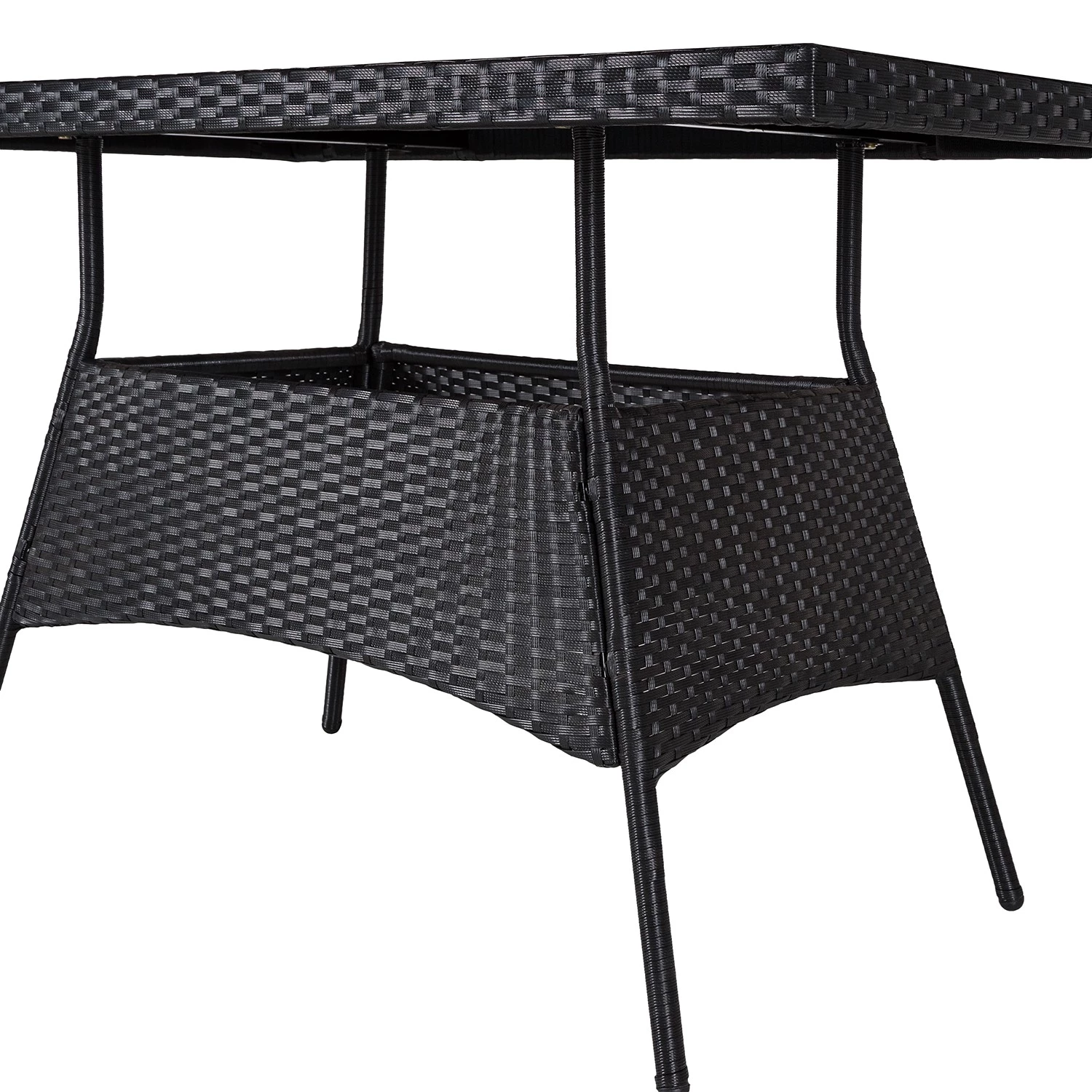 Ensemble de jardin Vent (5 éléments) - Polypropylène / Polyester - Marron / Noir 9 Ensemble de jardin Vent (5 éléments) - Polypropylène / Polyester - Marron / Noir – Image 9