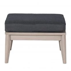 Jardi Tabouret extérieur Fifo - Acacia massif / Polyester - Gris -Commodes enfant Soldes 1000218762 210310 12270500076 DETAILS P000000001000218762