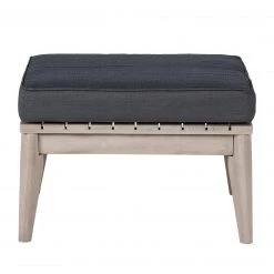 Jardi Tabouret extérieur Fifo - Acacia massif / Polyester - Gris -Commodes enfant Soldes 1000218762 210310 12270600077 DETAILS P000000001000218762