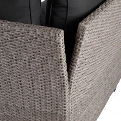 Canapé de jardin Laurel (2 éléments) - Polypropylène / Polyester - Gris / Beige -Commodes enfant Soldes 1000219427 220414 080 DETAILS P000000001000219427