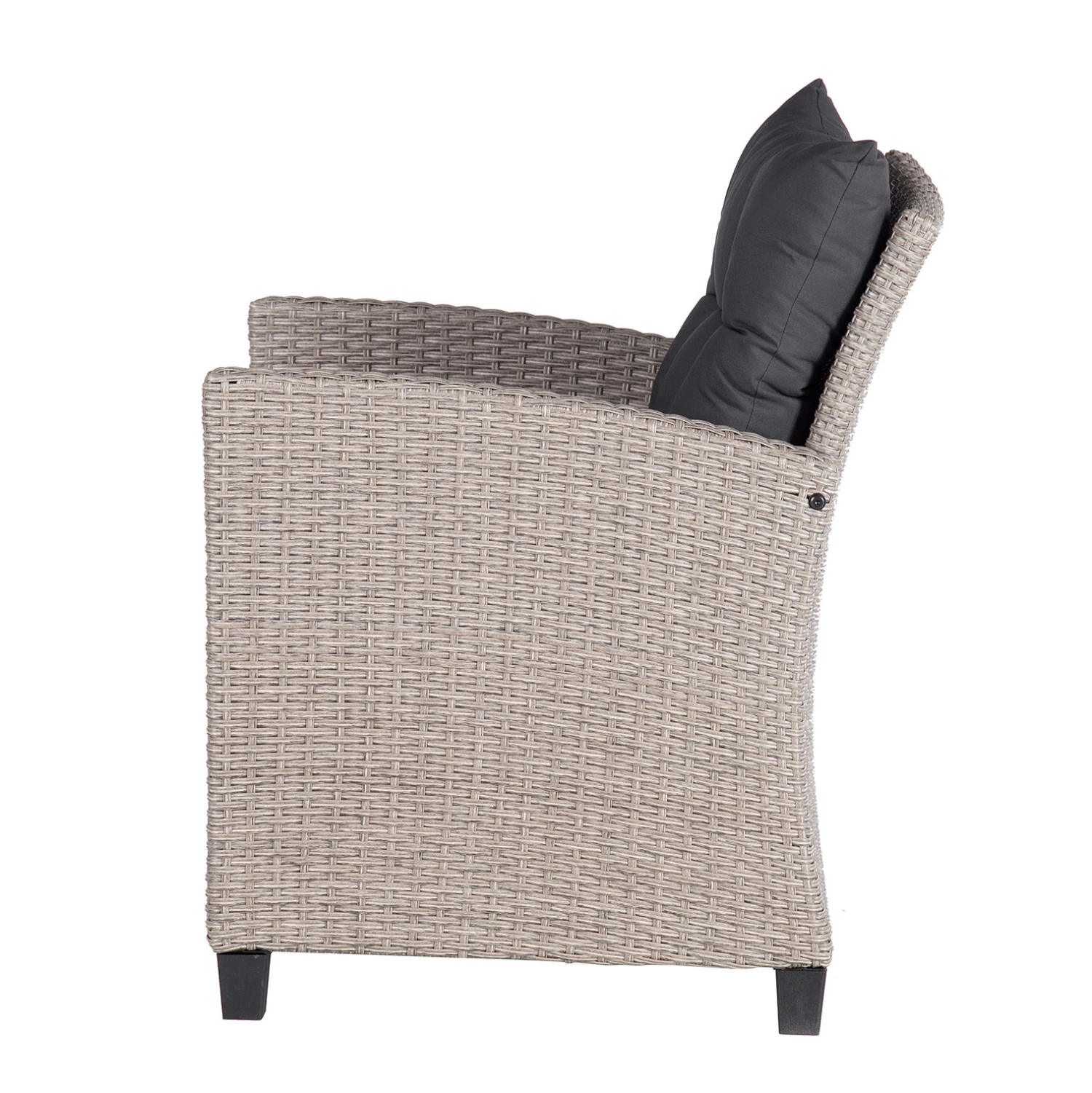 Jardi Fauteuil lounge extérieur Laurel - Polypropylène / Polyester - Gris / Beige 5 Jardi Fauteuil lounge extérieur Laurel - Polypropylène / Polyester - Gris / Beige – Image 5