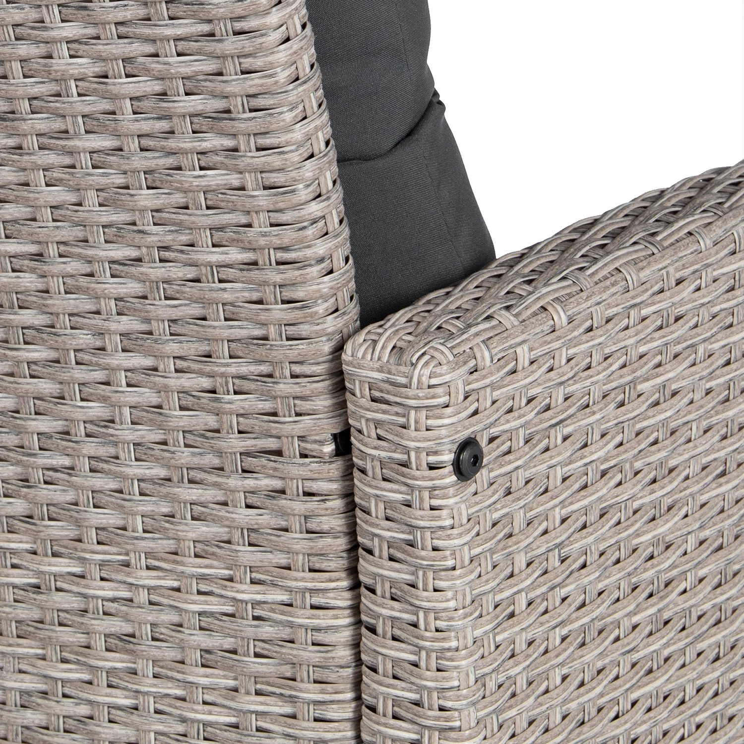 Jardi Fauteuil lounge extérieur Laurel - Polypropylène / Polyester - Gris / Beige 7 Jardi Fauteuil lounge extérieur Laurel - Polypropylène / Polyester - Gris / Beige – Image 7