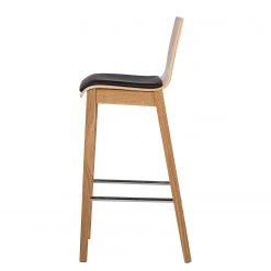 Ars Natura Chaises de bar Tunley (lot de 2) - Imitation cuir / Frêne massif - Beige -Commodes enfant Soldes 1000223458 210416 08480600004 DETAILS P000000001000223458