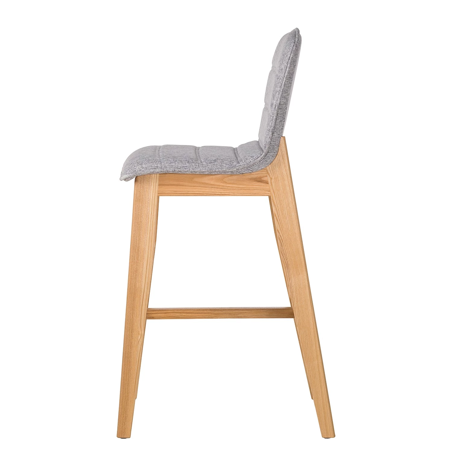 Mørteens Chaises de bar Burghead (lot de 2) - Tissu / Frêne massif - Gris / Frêne 6 Mørteens Chaises de bar Burghead (lot de 2) - Tissu / Frêne massif - Gris / Frêne – Image 6