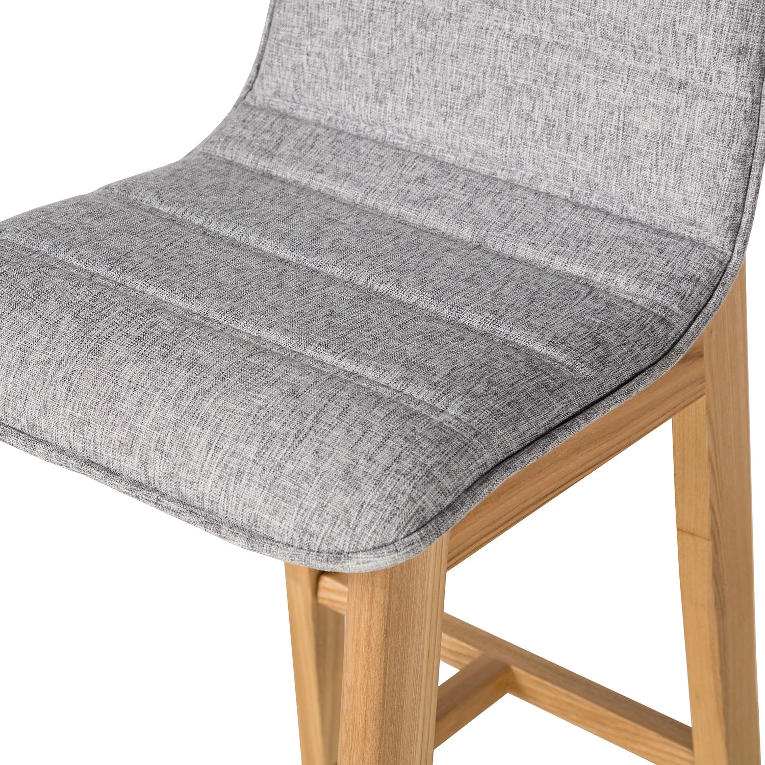 Mørteens Chaises de bar Burghead (lot de 2) - Tissu / Frêne massif - Gris / Frêne 19 Mørteens Chaises de bar Burghead (lot de 2) - Tissu / Frêne massif - Gris / Frêne – Image 19