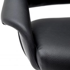 Fredriks Chaise de bar Elburn - Imitation cuir / Acier inoxydable - Noir -Commodes enfant Soldes 1000224860 201016 12345800058 DETAILS P000000001000224860