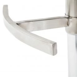 Fredriks Chaise de bar Elburn - Imitation cuir / Acier inoxydable - Noir -Commodes enfant Soldes 1000224860 201016 12345900060 DETAILS P000000001000224860