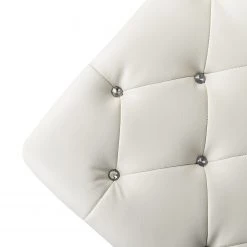 Red Living Chaises de bar Rougon (lot de 2) - Imitation cuir - Chrome - Blanc -Commodes enfant Soldes 1000231304 220406 055 DETAILS P000000001000231304