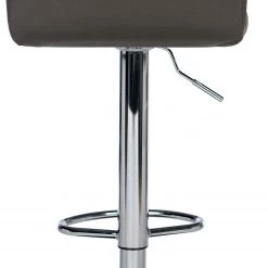 Loftscape Chaises de bar Swanville (lot de 2) - Microfibre / Métal - Marron foncé / Chrome -Commodes enfant Soldes 1000231305 220411 035 DETAILS P000000001000231305