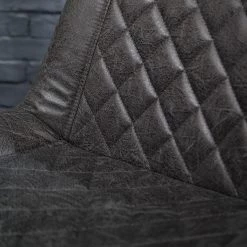 Red Living Chaises de bar Wismes (lot de 2) - Microfibre / Fer - Gris vintage -Commodes enfant Soldes 1000231306 220405 032 DETAILS P000000001000231306