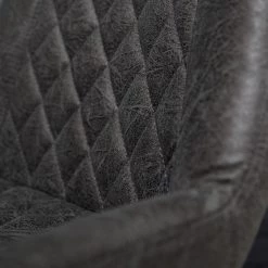 Red Living Chaises de bar Wismes (lot de 2) - Microfibre / Fer - Gris vintage -Commodes enfant Soldes 1000231306 220405 034 DETAILS P000000001000231306