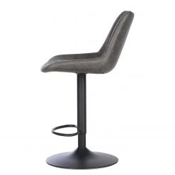 Red Living Chaises de bar Wismes (lot de 2) - Microfibre / Fer - Gris vintage -Commodes enfant Soldes 1000231306 220412 031 DETAILS P000000001000231306