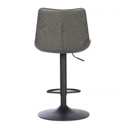 Red Living Chaises de bar Wismes (lot de 2) - Microfibre / Fer - Gris vintage -Commodes enfant Soldes 1000231306 220412 032 DETAILS P000000001000231306