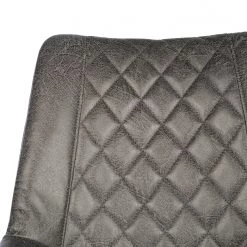 Red Living Chaises de bar Wismes (lot de 2) - Microfibre / Fer - Gris vintage -Commodes enfant Soldes 1000231306 220412 034 DETAILS P000000001000231306