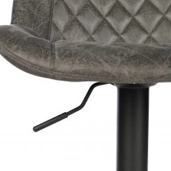 Red Living Chaises de bar Wismes (lot de 2) - Microfibre / Fer - Gris vintage -Commodes enfant Soldes 1000231306 220412 035 DETAILS P000000001000231306