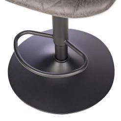 Red Living Chaises de bar Wismes (lot de 2) - Microfibre / Fer - Gris vintage -Commodes enfant Soldes 1000231306 220412 036 DETAILS P000000001000231306