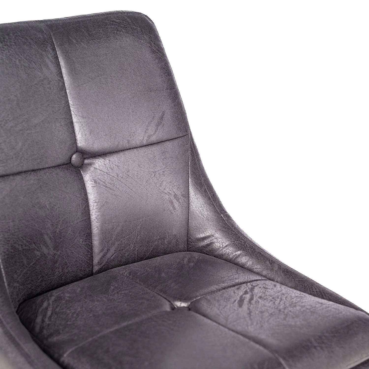 Loftscape Chaises de bar Tessel (lot de 2) - Microfibre / Fer - Noir vintage / Noir 8 Loftscape Chaises de bar Tessel (lot de 2) - Microfibre / Fer - Noir vintage / Noir – Image 8