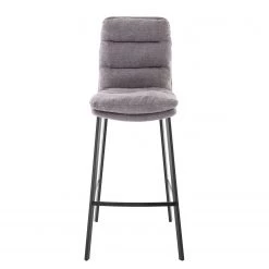 Mørteens Chaise de bar Tillac - Tissu / Acier - Gris chiné / Noir -Commodes enfant Soldes 1000235382 210818 08500300002 DETAILS P000000001000235382