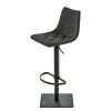 Mayer Sitzmöbel Chaise de bar myTOBY ll - Imitation cuir / Acier - Noir