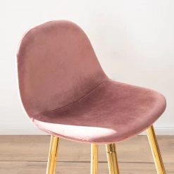 Jack & Alice Chaises de bar Yoyce (lot de 2) - Saumon -Commodes enfant Soldes 1000244482 220823 030 DETAILS P000000001000244482