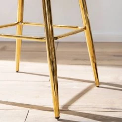 Jack & Alice Chaises de bar Yoyce (lot de 2) - Saumon -Commodes enfant Soldes 1000244482 220823 034 DETAILS P000000001000244482