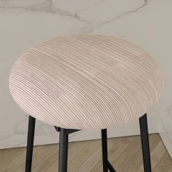 Mørteens Tabouret de bar Pirmil - Éponge / Fer - Beige -Commodes enfant Soldes 1000244961 211216 080507000032 DETAILS P000000001000244961