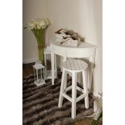 Ridgevalley Tabouret Maisons - Blanc -Commodes enfant Soldes 1000252416 210317 11322400044 MOOD DETAILS P000000001000252416 mood