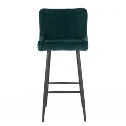 Red Living Chaise de bar Batilly I - Velours / Acier - Vert foncé -Commodes enfant Soldes 1000254090 210317 15102200003 DETAILS P000000001000254090