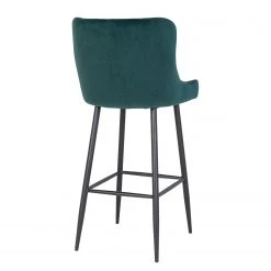 Red Living Chaise de bar Batilly I - Velours / Acier - Vert foncé -Commodes enfant Soldes 1000254090 210317 15102200005 DETAILS P000000001000254090