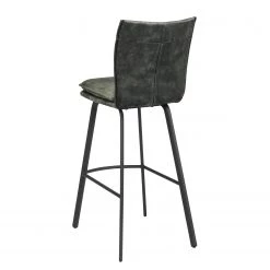Jack & Alice Chaise de bar Morlanne - Velours / Métal - Vert foncé -Commodes enfant Soldes 1000255056 210831 14133000086 DETAILS P000000001000255056