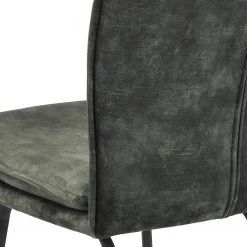 Jack & Alice Chaise de bar Morlanne - Velours / Métal - Vert foncé -Commodes enfant Soldes 1000255056 210831 14133000091 DETAILS P000000001000255056