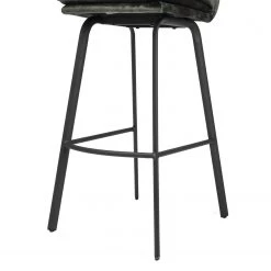 Jack & Alice Chaise de bar Morlanne - Velours / Métal - Vert foncé -Commodes enfant Soldes 1000255056 210831 14133000092 DETAILS P000000001000255056