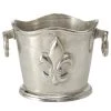 Boltze Seau à glace Lily - Aluminium - Argenté vieilli