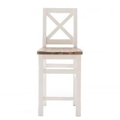 Maison Belfort Chaise de bar Balignton - Pin massif - Pin / Blanc -Commodes enfant Soldes 1000260744 211116 12581000271 DETAILS P000000001000260744