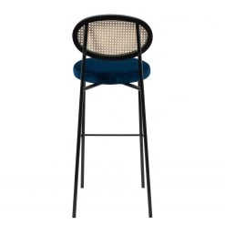 Studio Copenhagen Chaises de bar Davie (lot de 2) - Rotin et tissu / Métal - Bleu 11 Studio Copenhagen Chaises de bar Davie (lot de 2) - Rotin et tissu / Métal - Bleu -Commodes enfant Soldes 1000273446 220420 040 DETAILS P000000001000273446