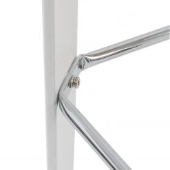 Mørteens Tabouret de bar Eiby - Frêne massif / Matière plastique et métal - Frêne / Blanc et chrome -Commodes enfant Soldes 1000273465 220420 060 DETAILS P000000001000273465