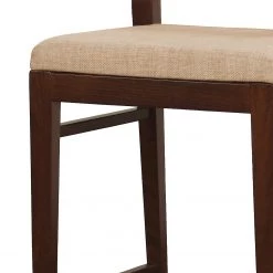 Velvet Studio Chaise de bar Nieva - Tissu / Hêtre massif - Camel / Noyer -Commodes enfant Soldes 1000274336 210709 14180800267 DETAILS P000000001000274336